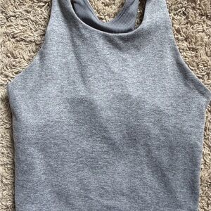 Athleta Gray Sports Bra Tank Top size XL 14